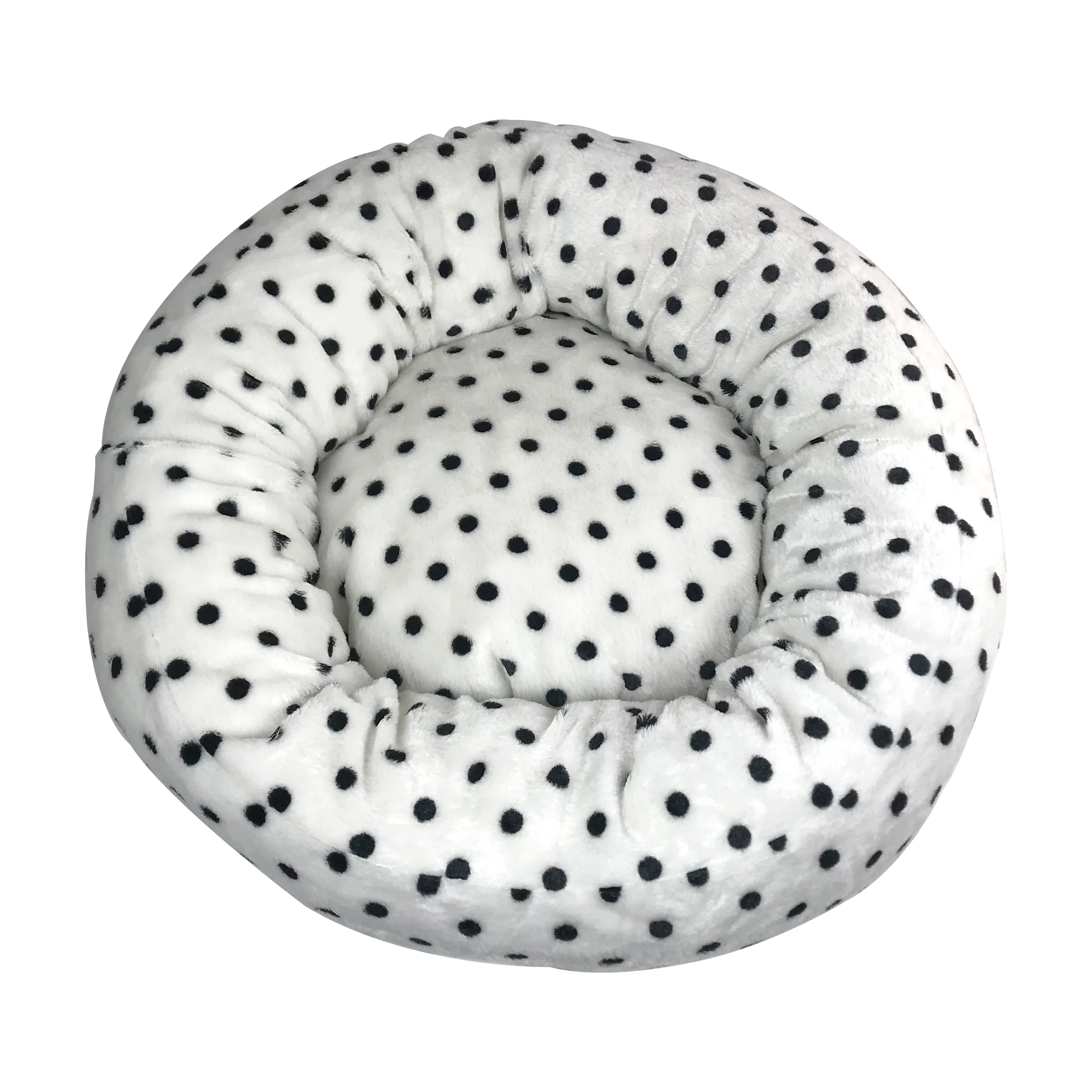 

washable soft warm donut fleece pet dog cat bed nest, As photos