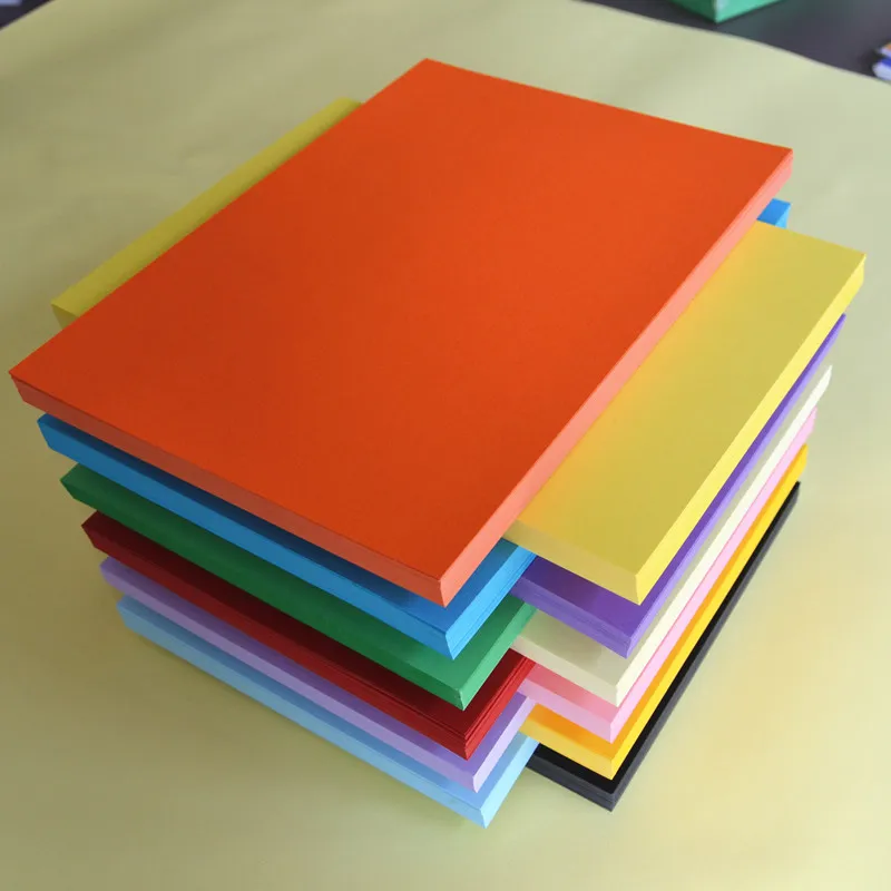 专业180gsm a4 尺寸彩色纸板纸,儿童手工艺品