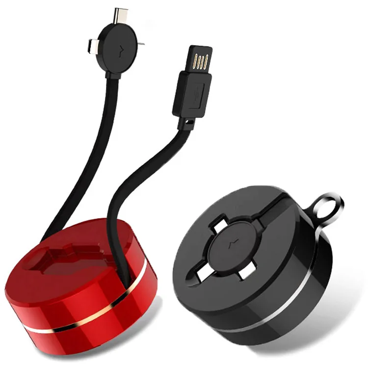 

Extension USB Charger Charging 3in1 Cable Retractable 3 in 1 usb cable For Iphone Samsung