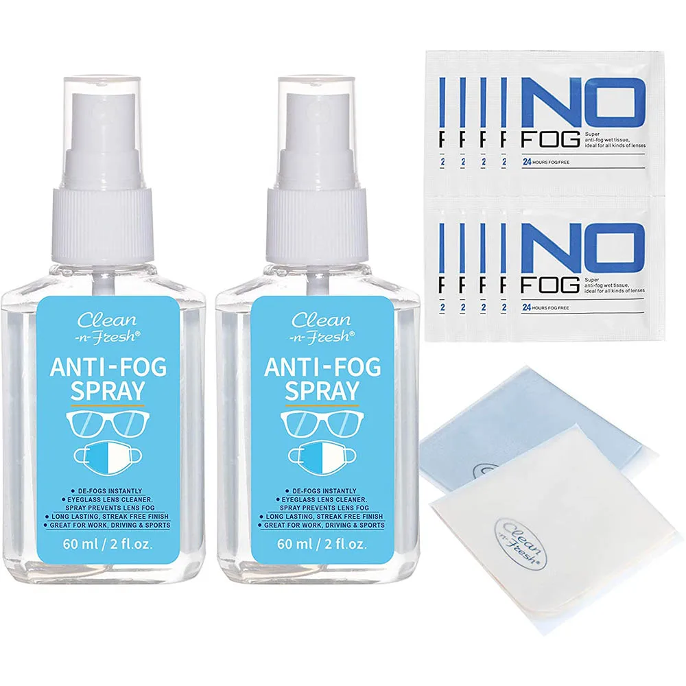 

60ml*2pk eyeglass lens cleaner spray 60ml anti-fog spray eyeglasses anti fog spray for glasses