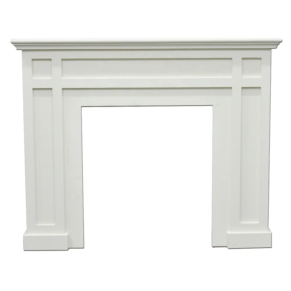
Luckywind New Design Antique Wood MDF Fireplace Mantel Surround 