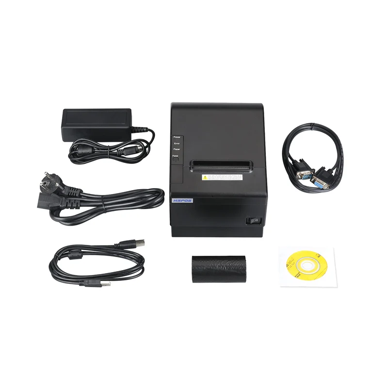 

HSPOS New Arrival 3 inch Cloud Printer with Auto Cutter USB+Lan+WIFI Interface ESC/POS Commands Thermal Receipt Printer HS-J80UP