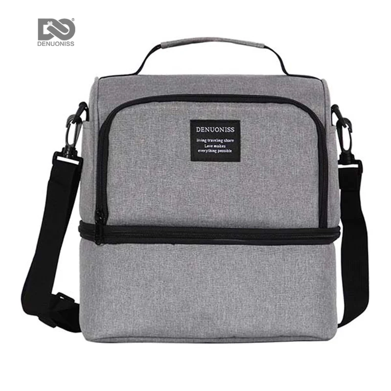 

Multi-functional Double Layer Cooler Bags Male Insulated Ice Pack Lunch Pouch High Quality Bolsas Termicas Para Alimentosg, Customized color