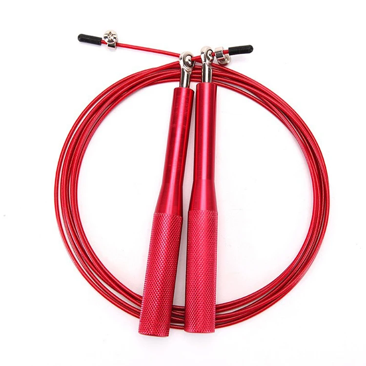 

Hot Selling High quality pvc aluminium jump rope Professional exercise cuerda de saltar, Red,black,blue,green,purple,pink,silver