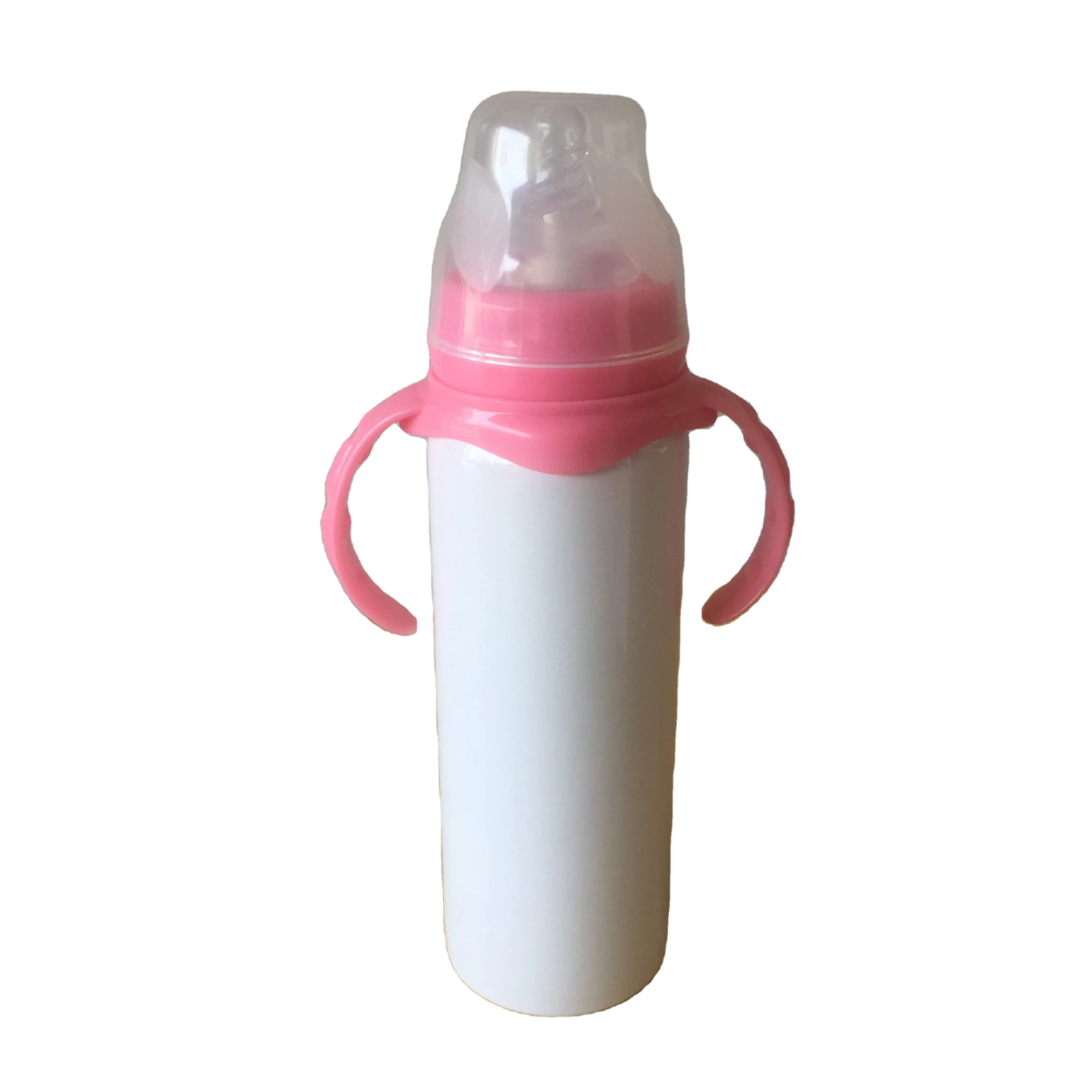 

blank sublimation Wholesale 8OZ warmer stainless steel thermos baby feeding supplies baby bottle, Customized color acceptable