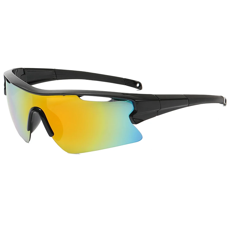 

DL GLASSES Hot sale new arrival Unisex custom logo promotional windproof safety sports cycling sunglasses 2022, Picture shows