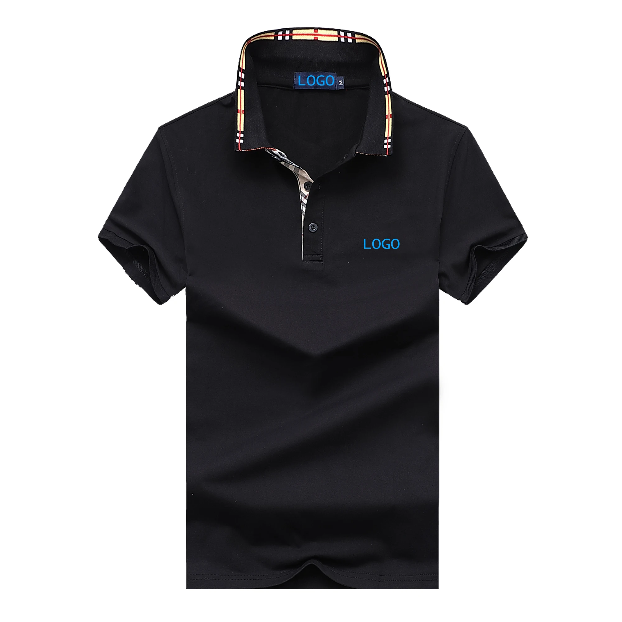 

High quality custom logo men polo shirts short sleeve tshirts men embroider golf polo t shirts men cotton