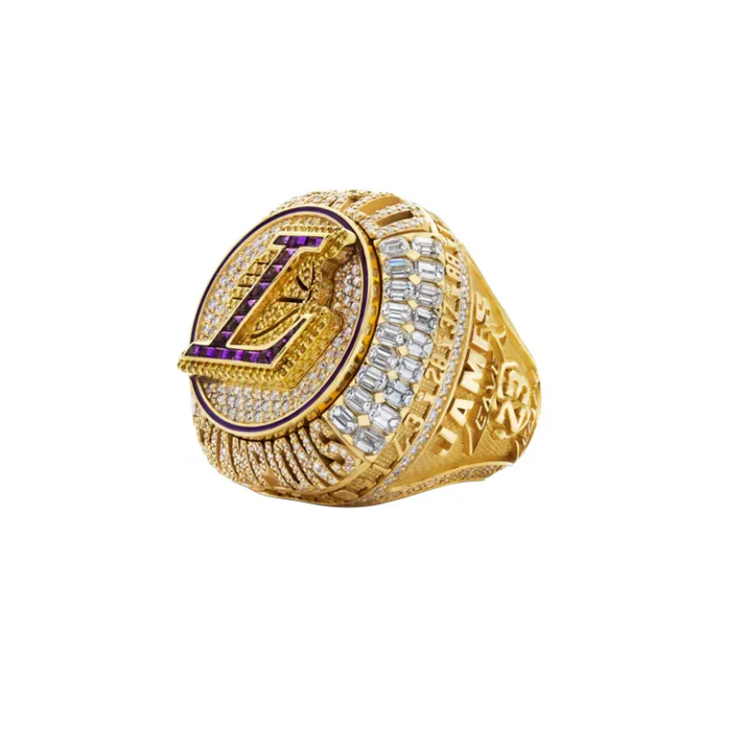 

New design 2020 Los Angeles Lakers can open the top James championship NBAring