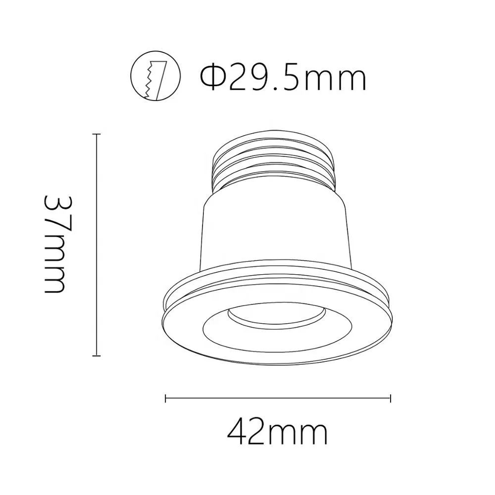 
12V 3 W dimmable LED mini spot led downlights recessed ceiling light 