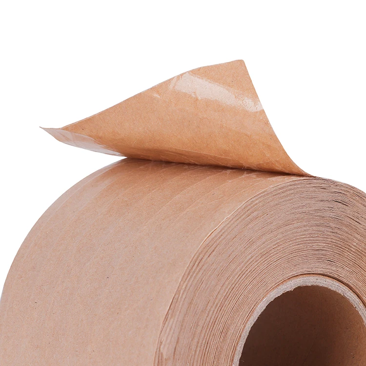 Hot Sale Reinforced Wet Water Kraft Paper Tape Buy Kraft Paper Tape