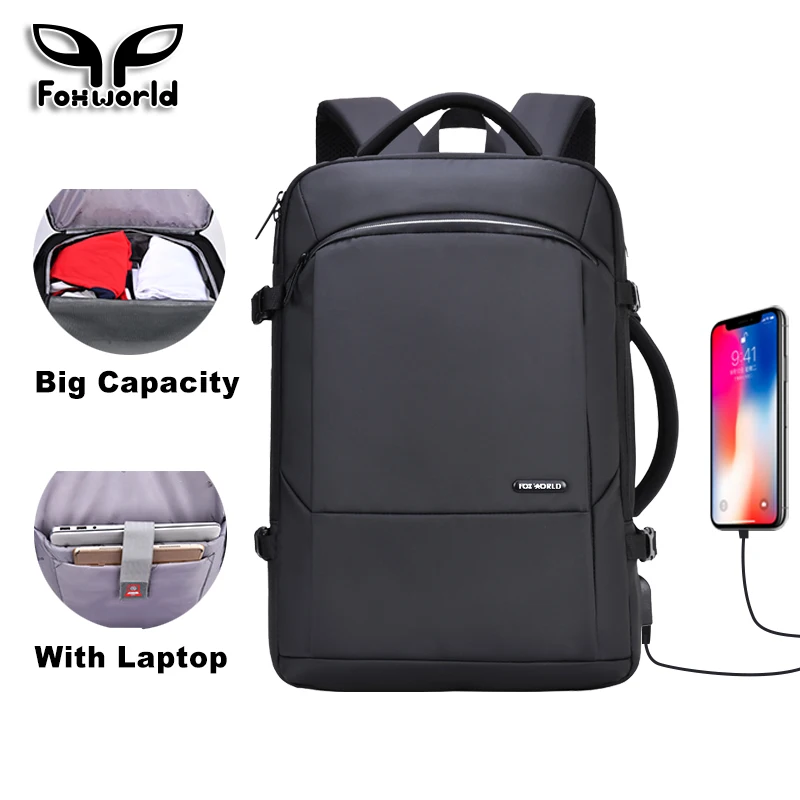 

Hot sale multinational expandable big capacity travel laptop backpack mochilas with usb charger for business and outdoor