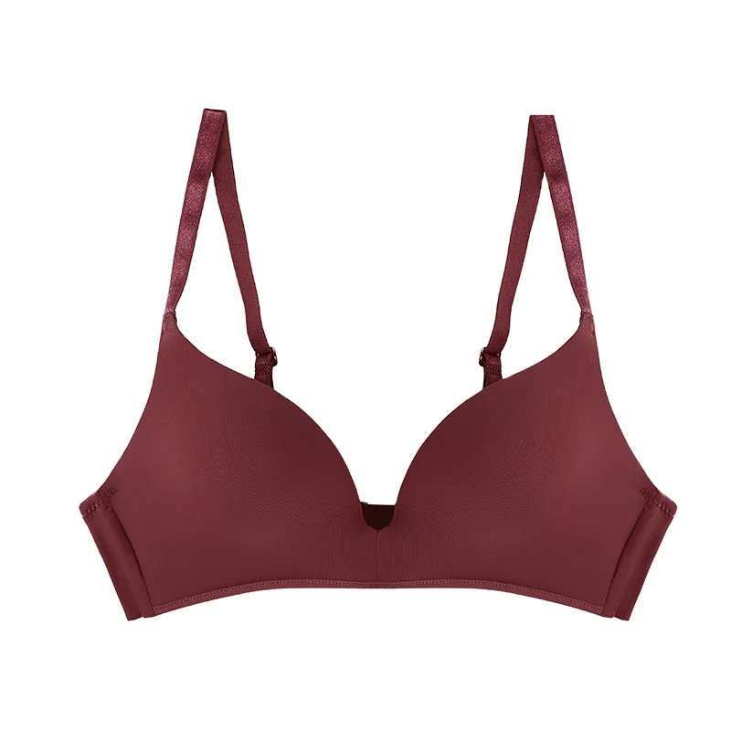 

women comfortable quality cotton womens hot bra ladies seamless bra, Black,beige,pink,red,gray,khaki
