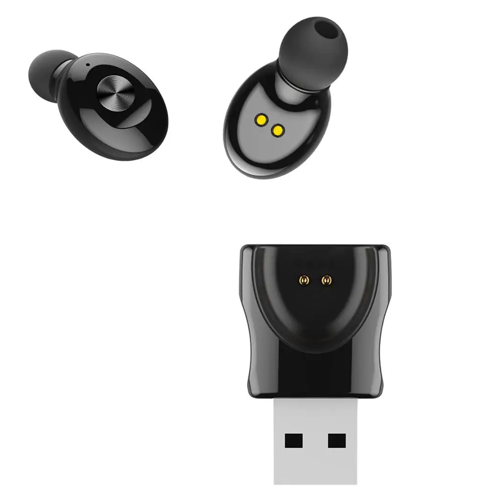 

U-12 Single usb mini wireless ear earphones Eearbuds mono headaset