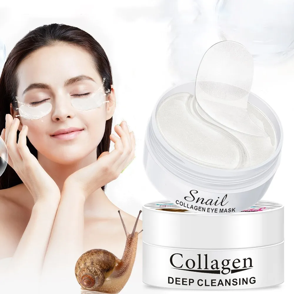 

Snail Collagen Anti-wrinkle Anti Aging Mask Eye Patch For Under Eye Gel Patch Repair Nourishing Relieve Eye Dryness
