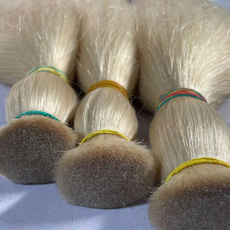 

100% unprocessed Indian virgin remy human hair extension bulk
