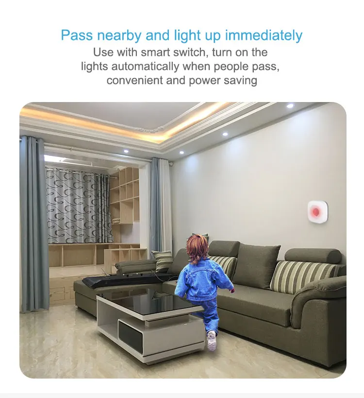Wireless PIR Detector Smart Home Zigbee Motion Sensors with APP Control - ANKUX.COM