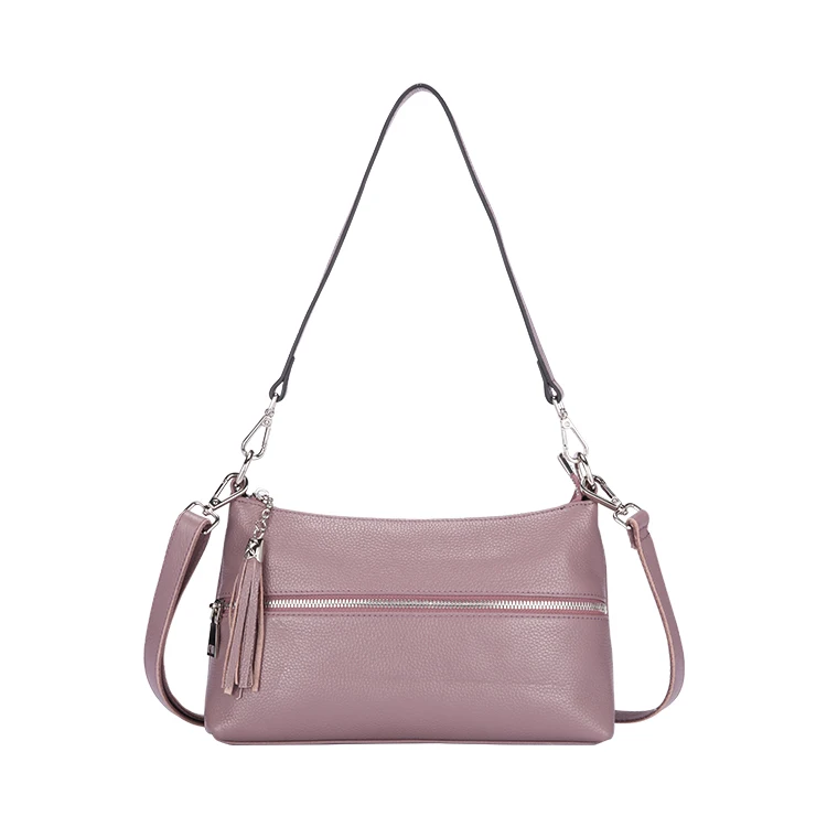 

Blu Flut custom full grain leather handbag women messenger bags leather ladies women handbag mini shoulder bag, Gray,black,pink