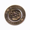 free sample OEM high quality custom antique gold metal challenge antiqu souvenir spinning coin