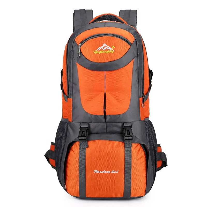 

Free sample 60L travel water-resistant polymide outdoor backpacks wholesale outdoor backpack, Customized