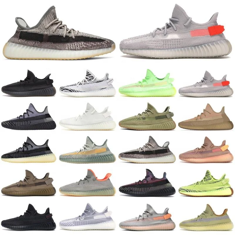 

New Design Yeezy Sneakers High Quality Original Yeezy Reflective Shoes Fashion Zebra Yeezy 350 V2 Running Sports Shoes For Men, Optional