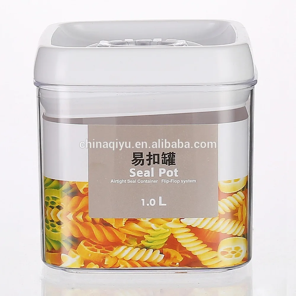 

Square Small Size 0.5L Wholesale Transparent Plastic Airtight Food Container