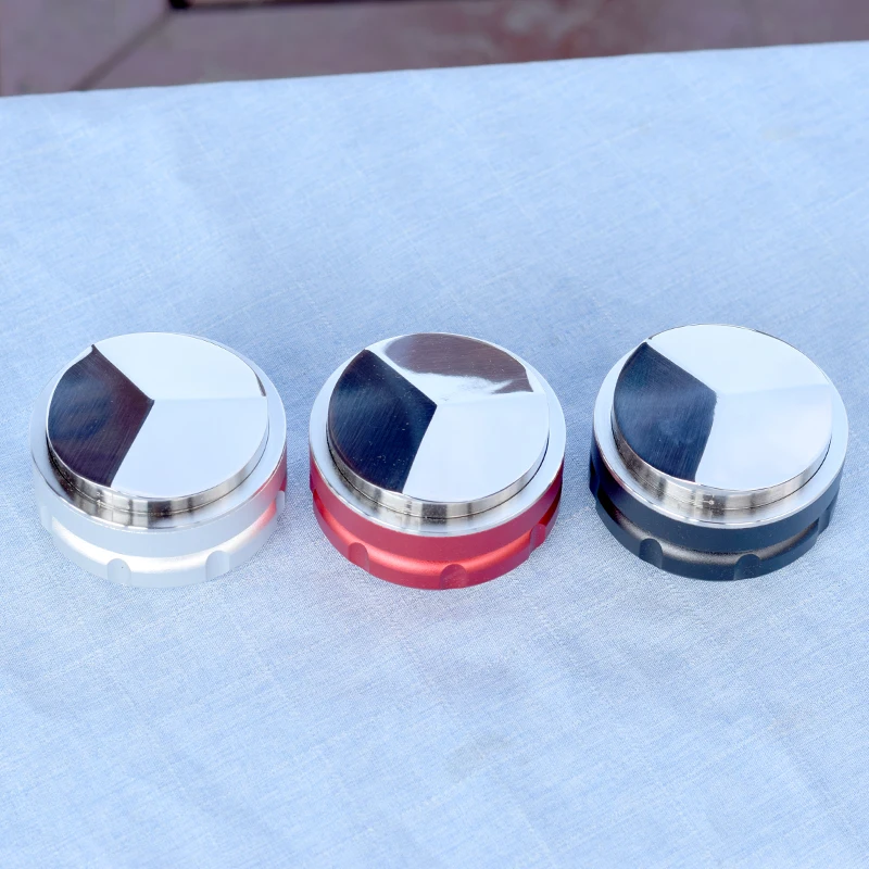 

Manual Barista Powder Coffee Espresso Latte 58.5mm Coffee Tamper Distributor Leveler Tool Three edge Slopes Kitchen Accessories