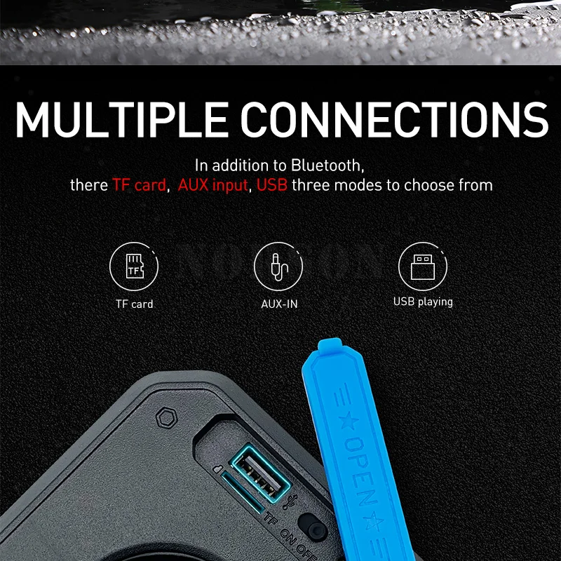 2020 Latest IPX5 Waterproof Bluetooth Speaker With Rich Bass Outdoor Sport Speaker - ANKUX.COM