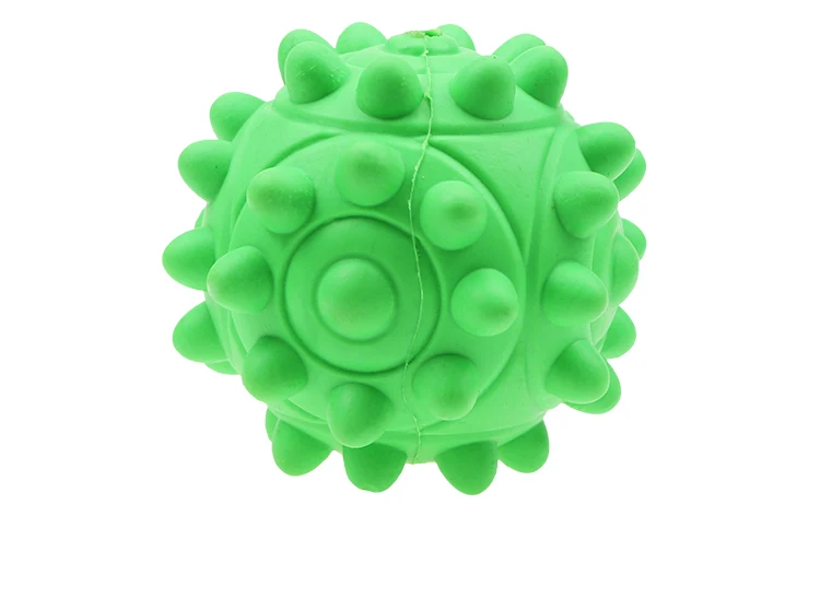 Solid  rubber  dog  ball     Treat Dispensing toy  Chewing Bite Resistant Rubber Puppy Tooth Toys Outdoor Throwing Dog Toys