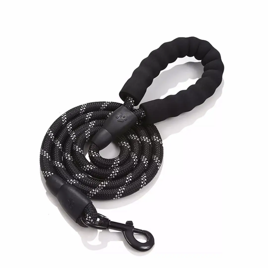 

Pet Outdoor Products Reflective Round Rope Nylon Woven Traction Rope Explosion-proof Dog Leash Lock Catch Upgrade