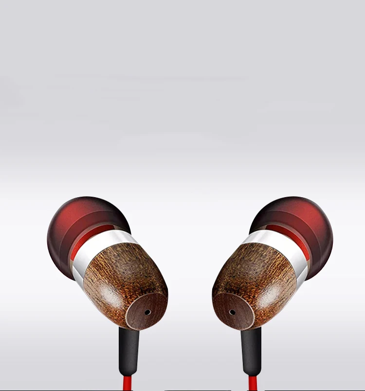 

Stereo Headphones Connector Earphones Wooden Spy Headphone Adapter Jack Odm Top Quality Earbuds Earphone 3.5mm Wired