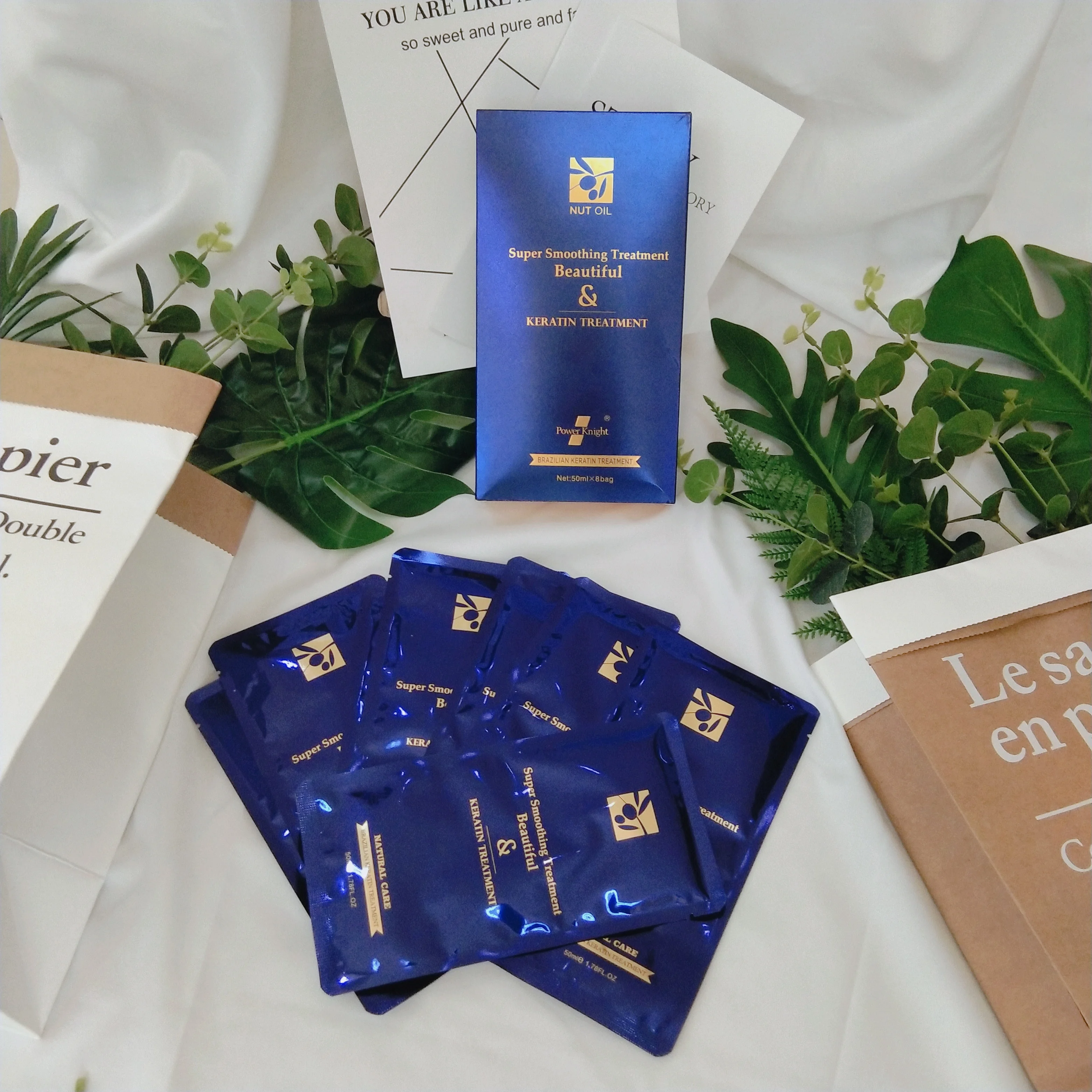 
Best Quality Keratin Brazilian Hair Treatment/Keratin Treatment Hair Mask for Professional Salon 