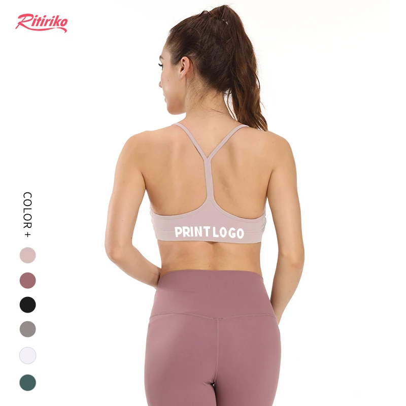

2021 Women High Quality Fitness Yoga Bra Seamless Tops Gym Pink Black Blue Back Cross Sport Bra Yoga Crop top