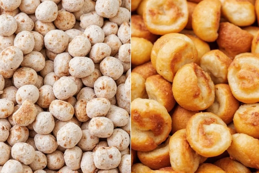 Cinnamon roll cereal used as a topping on vanilla ice cream with a drizzle of caramel