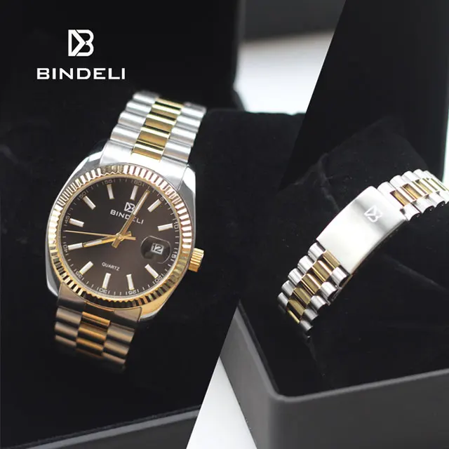 

New Luxury Stainless Steel Wrist Japan Movement old quartz pocket men's watch