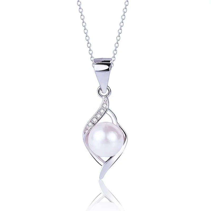 

Luxury Female Pearl Pendant Necklaces Women Elegant Female Wedding Party Accessories Aesthetic Jewelry Chic Gift, Customized color