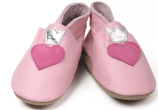 
Soft Leather Baby Shoes Suede Sole 