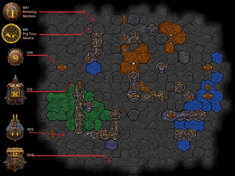 Oil map progression through Potion Craft game stages