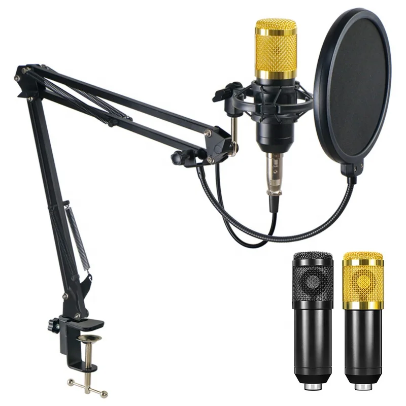 

bm800 mic Wired karaoke microfone Professional mike Connect Phone Tablet Desktop Record microfono bm-800 Condenser microphone