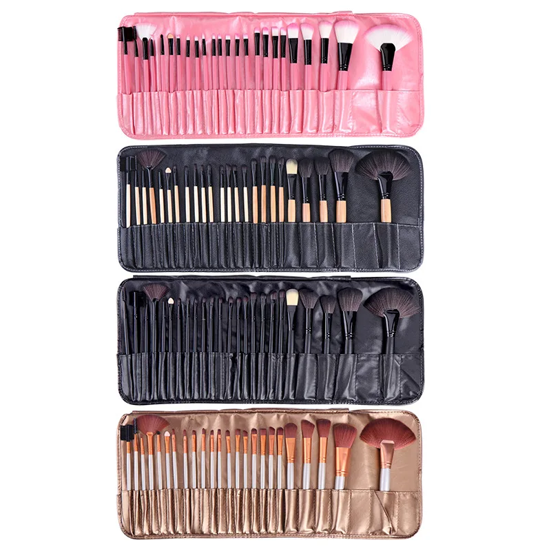 

2021 new professional make up brushes 24 pieces brochas de maquillaje wholesale 24pcs makeup brush set, Oem