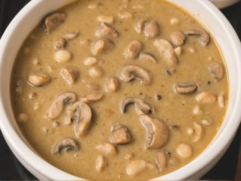 Easy Mushroom Gravy Recipe Using Cream of Mushroom Soup