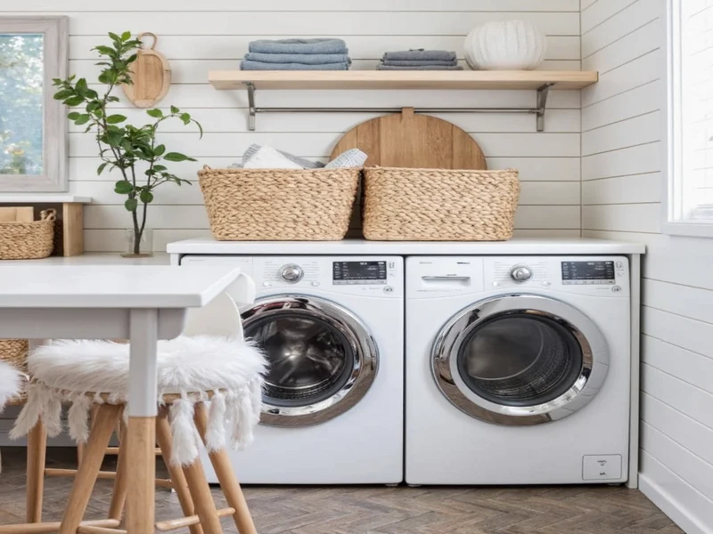 15 DIY Small Laundry Room Ideas That Maximize Space