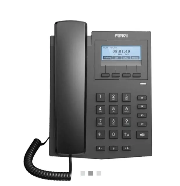 

Fanvil X1/X1SP SIP Phone Entry-Level IP Phone 2 lines 3 Way conference RJ9 Supports POE Voip Sip IP Phone