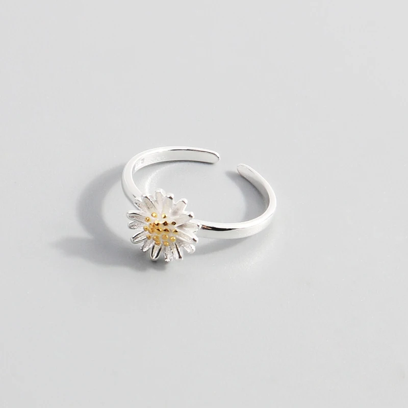 

Small Daisy Ring Ins Flower Shape Open Ring 2021New, Picture shows