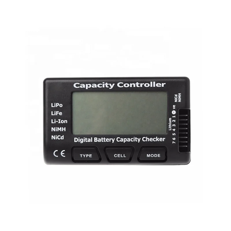 

RC CellMeter 7 Digital Battery Capacity Checker LiPo LiFe Li-ion Nicd NiMH Battery Voltage Tester Checking CellMeter7