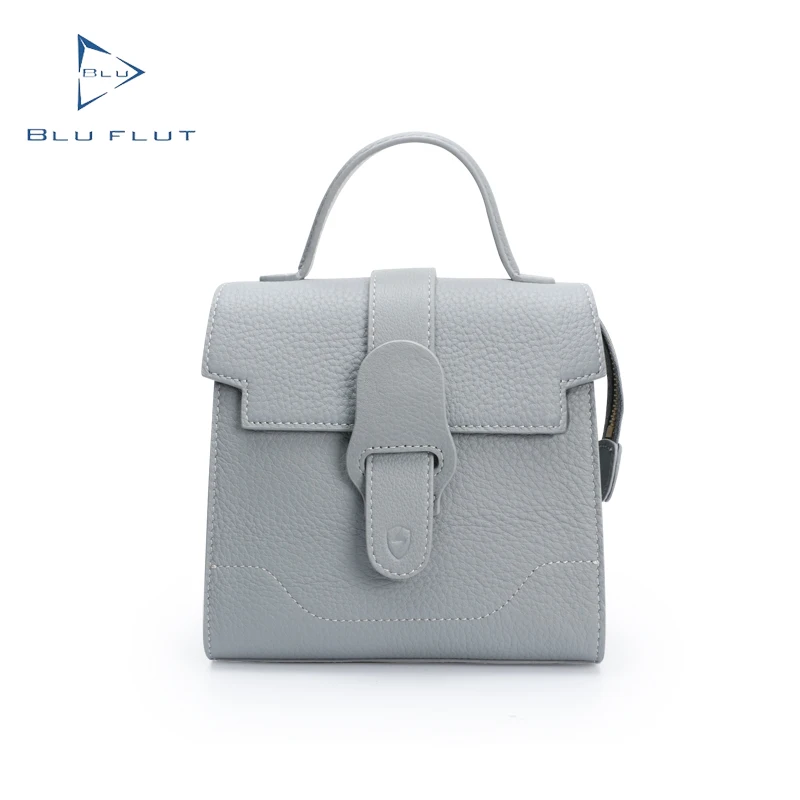 

Wholesale women crossbody small handbags for women free custom logo ladies leather shoulder bags tote bag, Light blue