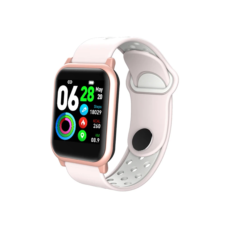 Water Resistant IP67 Waterproof Heart Rate Monitor Pedometer Smartwatch Unisex Android Lady Men Smart Wrist Watches Women