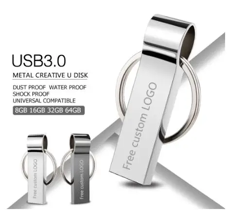 

Hot Sale Metal USB Flash Drive Portable USB Memory Stick 2.0 3.0 1GB 2GB 4GB 8GB 16GB 32GB 64GB Key Ring Pen Drive