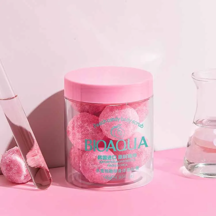 

Hot selling skin exfoliating skin lightening body scrub for body, Pink