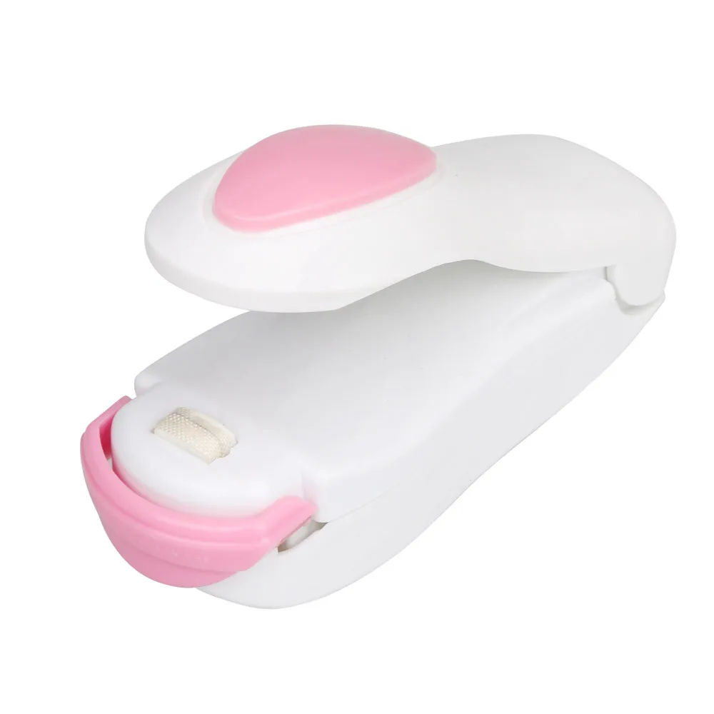 Portable Bag Clips Handheld Mini Electric Heat Sealing Machine Impulse Sealer Seal Packing Plastic Bag work