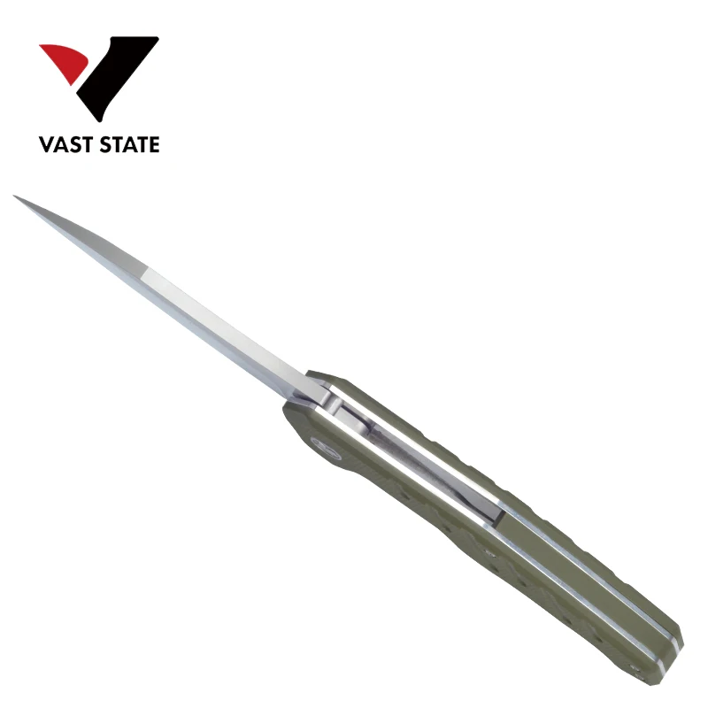 
wholesale Custom logo D2 high hardness steel folding camping survival knife light weight cnc G10 handle hunting tactical knife 